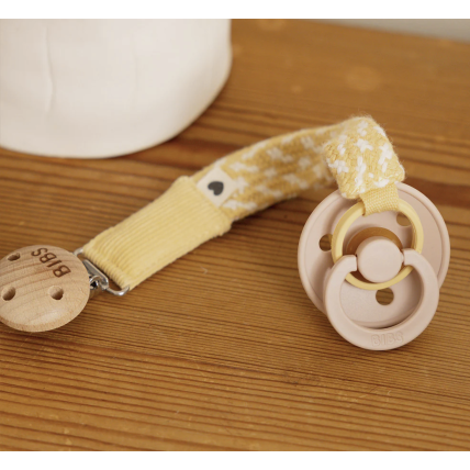 BIBS čiulptuko laikiklis - Mustard/Ivory/ Vanilla 1 BIBS čiulptuko laikiklis - Mustard/Ivory/ Vanilla 1