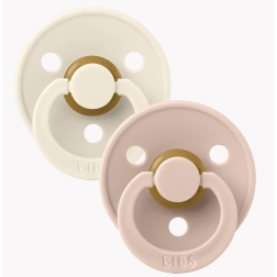 Colour collection čiulptukai 2 Pack - Ivory/Blush 0-6 mėn. Colour collection čiulptukai 2 Pack - Ivory/Blush 0-6 mėn.