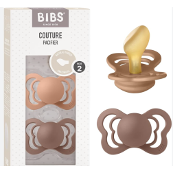 Couture collection čiulptukai 2 Pack - Peach/Woodchuck