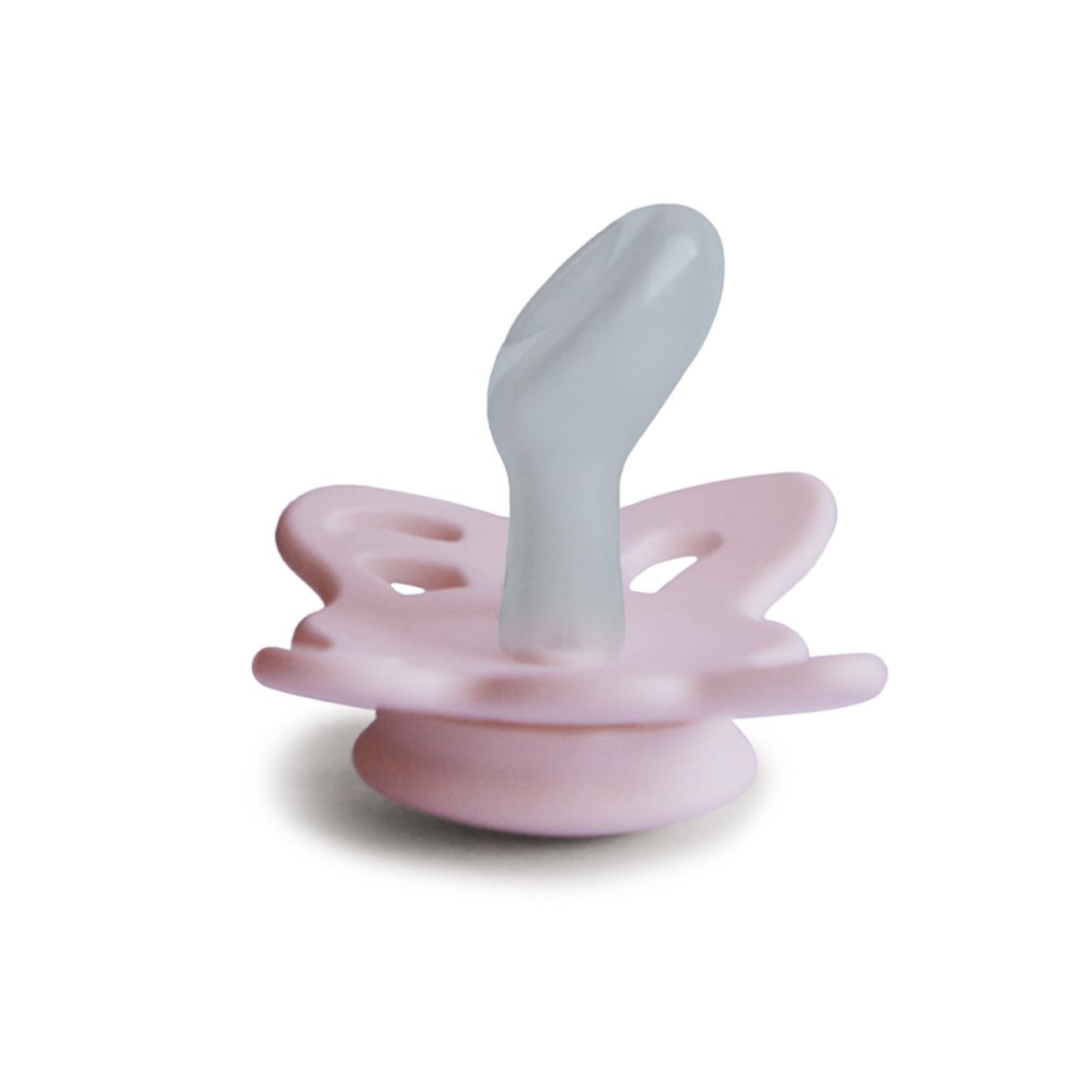 FRIGG Butterfly - Silicone ortodontinis čiulptukas - Baby Pink 2 FRIGG Butterfly - Silicone ortodontinis čiulptukas - Baby Pink 2