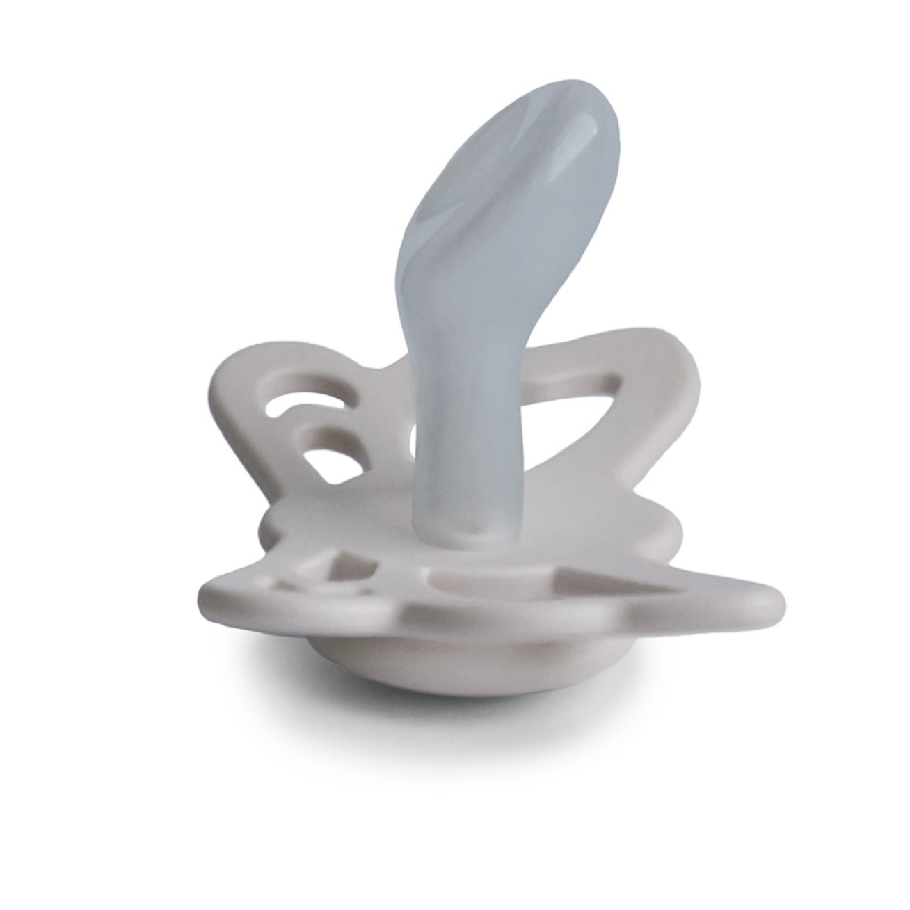FRIGG Butterfly - Silicone ortodontinis čiulptukas - Silver Gray 2