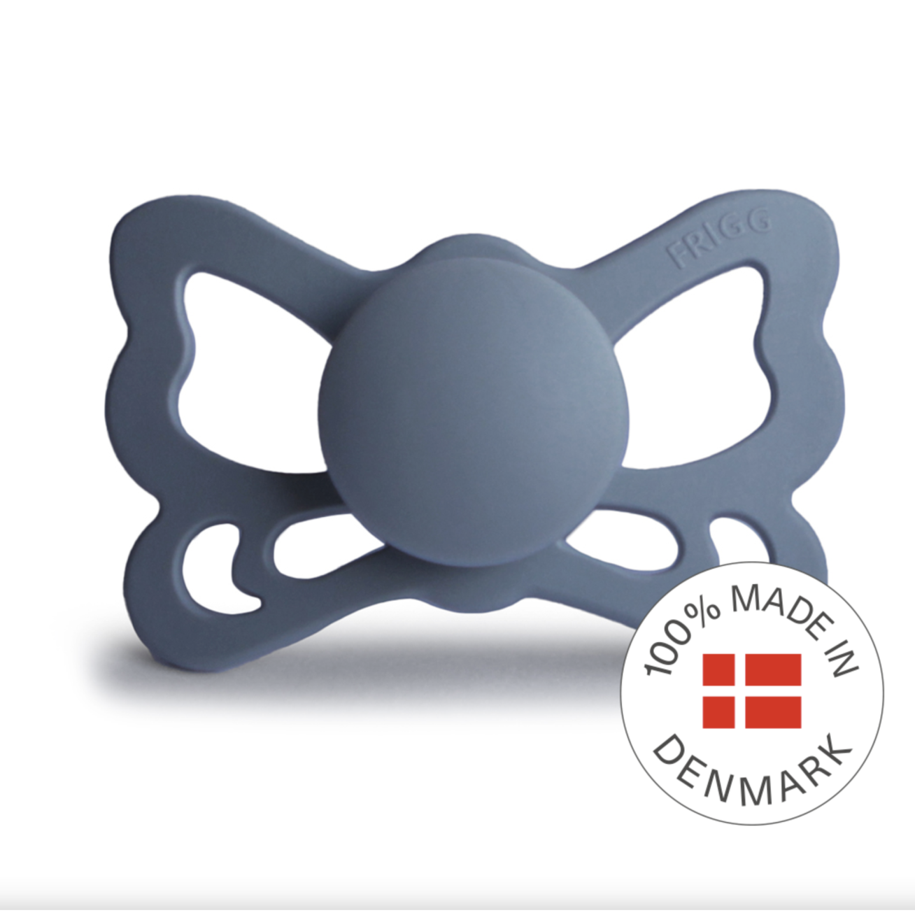 FRIGG Butterfly - Silicone ortodontinis čiulptukas - Slate 1 FRIGG Butterfly - Silicone ortodontinis čiulptukas - Slate 1