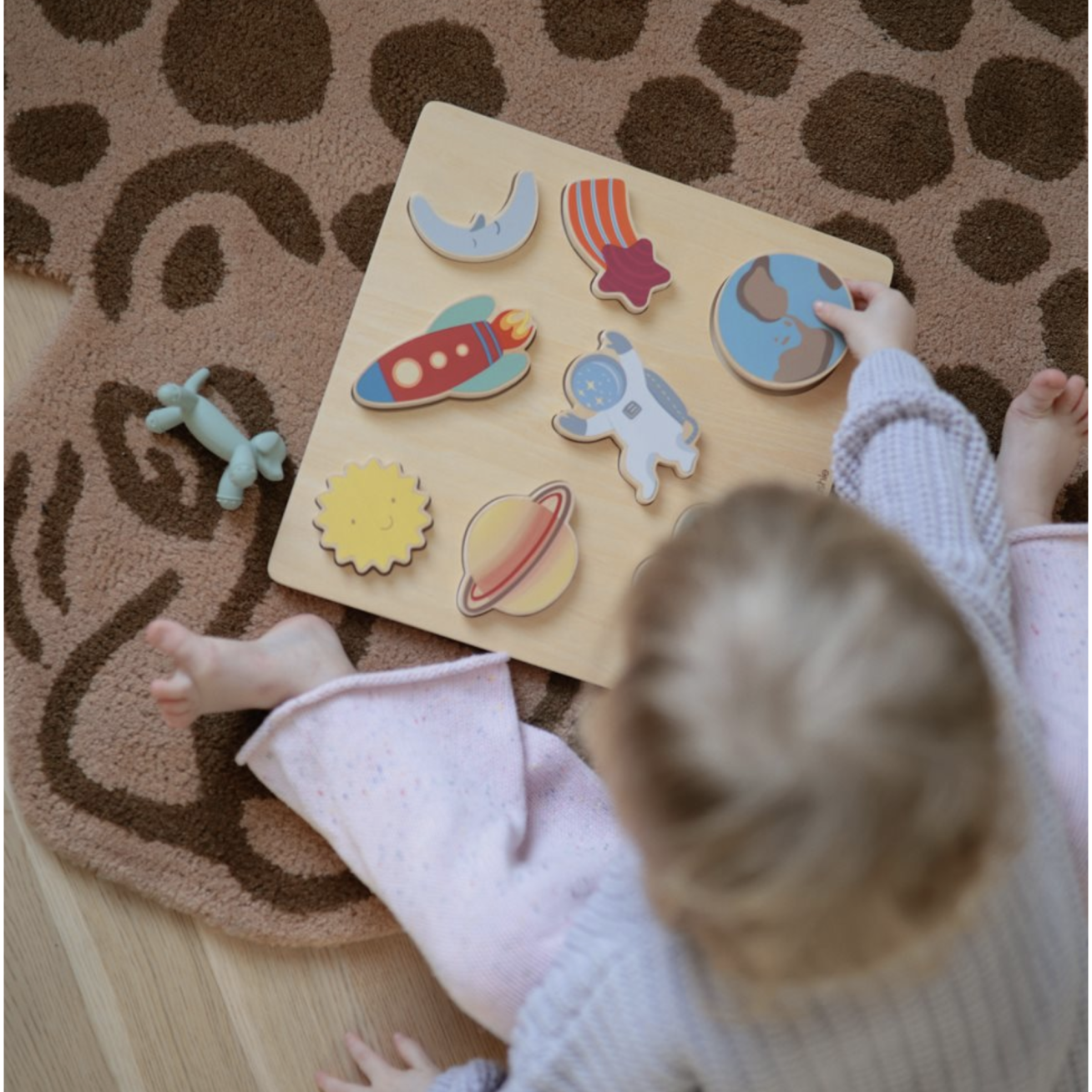 Mushie medinė dėlionė 5 Mushie medinė dėlionė 5