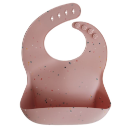 MUSHIE SILIKONINIS SEILINUKAS Powder Pink Confetti MUSHIE SILIKONINIS SEILINUKAS Powder Pink Confetti