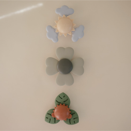 Mushie prilimpantis sukamasis žaislas (spinner) 2