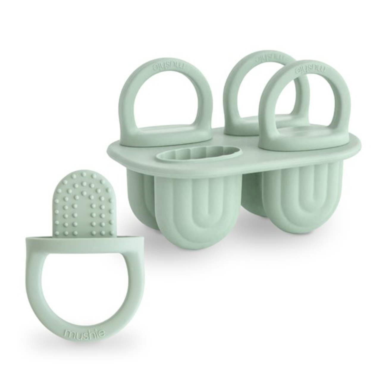 Mushie Toddler silikoninės ledų gamybos formelės 10 Mushie Toddler silikoninės ledų gamybos formelės 10