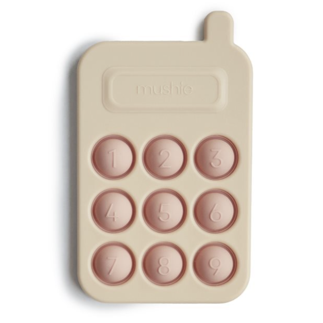 Mushie spaudžiamasis žaislas telefonas 6