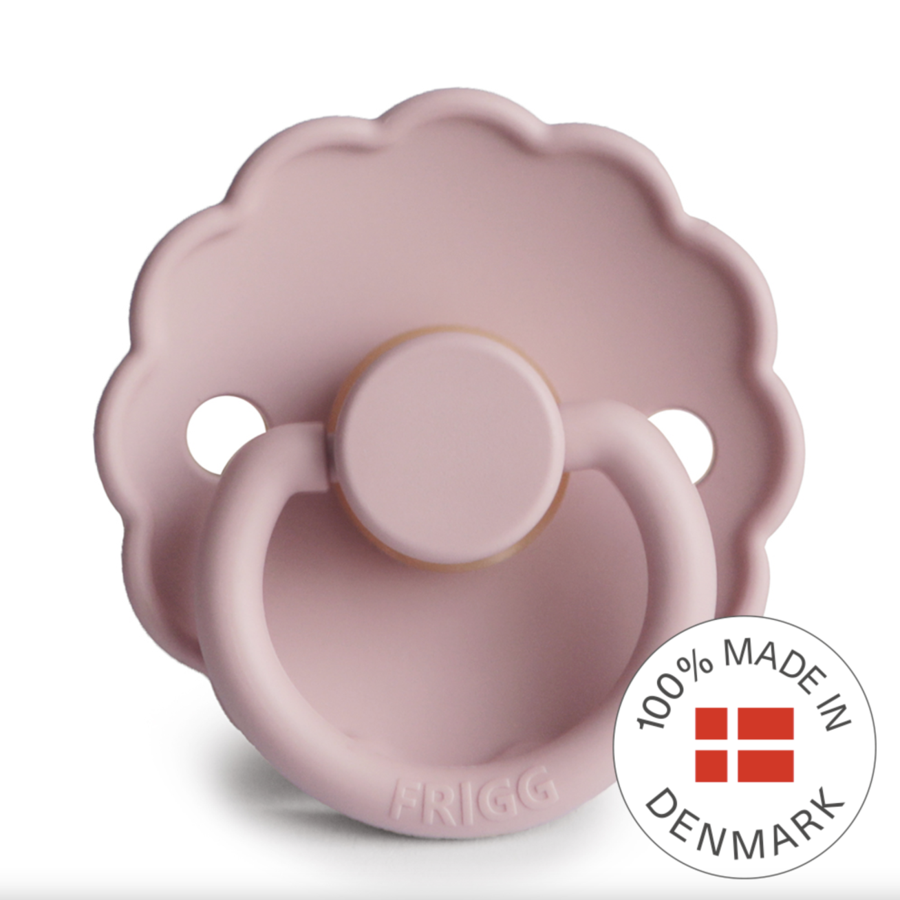 FRIGG Daisy - Round Latex čiulptukas - Baby Pink 7