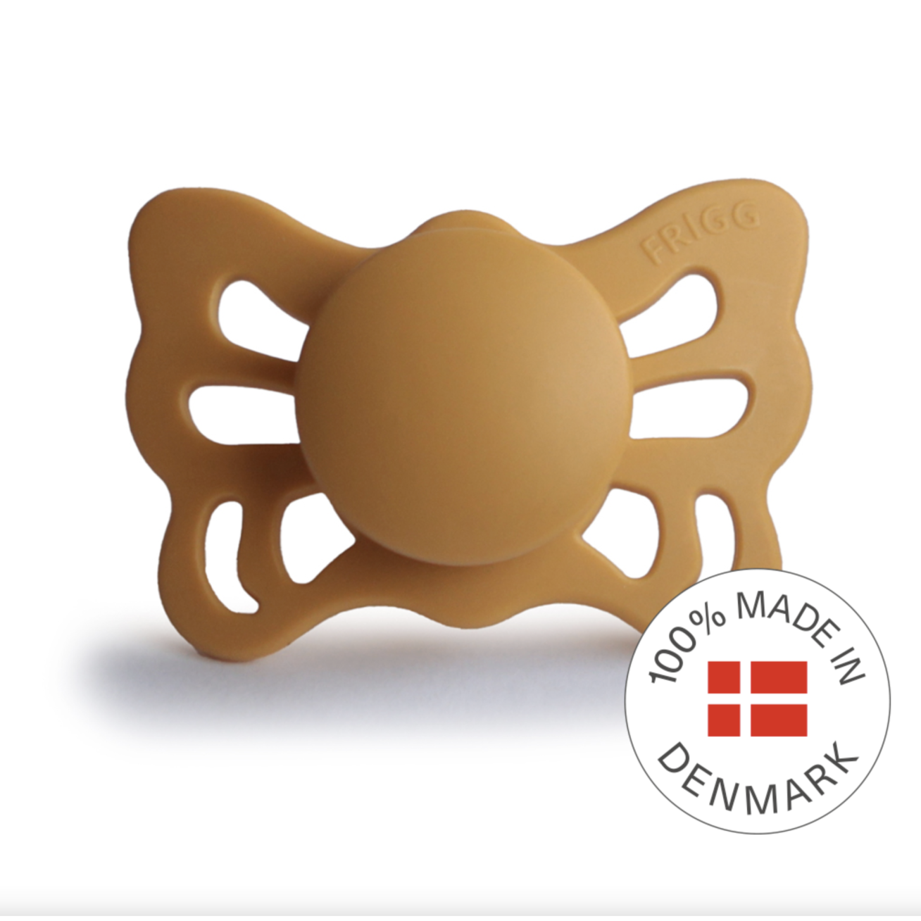 FRIGG Butterfly - Silicone ortodontinis čiulptukas - Honey Gold 7
