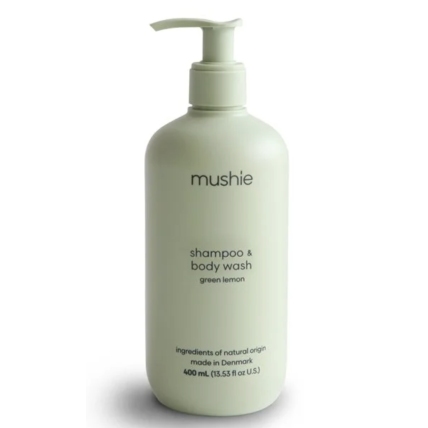 "Mushie" kūdikių šampūnas ir kūno prausiklis Cosmos - 400 ml 5