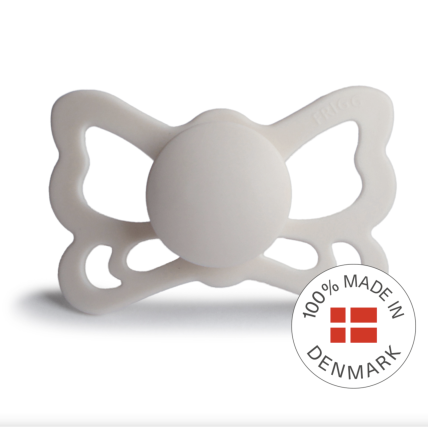 FRIGG Butterfly - Silicone ortodontinis čiulptukas - Silver Gray 7