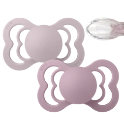 Supreme silikoniniai čiulptukai 2 Pack - Dusky Lilac/Heather Supreme silikoniniai čiulptukai 2 Pack - Dusky Lilac/Heather
